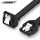 SATA კაბელი US217 (30797) SATA 3.0 Data Cable 90° Elbow Black 0.5M