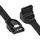 SATA კაბელი US217 (30797) SATA 3.0 Data Cable 90° Elbow Black 0.5M, 3 image