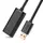 USB დამაგრძლებელი UGREEN US121 (10323) USB 2.0 Active Extension Cable with Chipset 15m (Black), 5 image