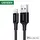 კაბელი UGREEN USB-A Male to Lightning Male Cable Nickel Plating ABS Shell 1m (Black), 2 image