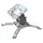 პროექტორის საკიდი 360° გრადუსით მბრუნავი ALLSCREEN PROJECTOR CELLING MOUNT CPMSR-360 ROTATE 360°, 3 image