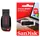 USB ფლეშ მეხსიერება SanDisk Cruzer Blade 64GB SDCZ50-064G-B35, 3 image