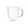 ლატეს ჭიქების ნაკრები  ARDESTO Double wall borosilicate glass mug set, 400 ml, 2 pcs, with handles, 2 image