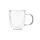 ლატეს ჭიქების ნაკრები ARDESTO Double wall borosilicate glass mug set Ardesto, 310 ml, 2 pcs, with handles, 2 image
