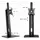 მონიტორის სადგამი Gembird MS-D1-01 Monitor desk stand height adjustable 17"-32", 5 image