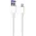 კაბელი 2E Cable USB-A - Lightning Glow 1m White