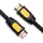 HDMI კაბელი UGREEN HD101 (10129) Round HDMI Cable 2m (Yellow/Black), 3 image