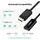 ადაპტერი UGREEN MM137 (40363) DisplayPort to HDMI Female Converter 4K*2K 25cm (Black), 5 image