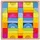 სამაგიდო თამაში Goki Building blocks Rainbow 58624, 2 image