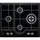 ქურის ზედაპირი Electrolux GPE363RBK Retro Black