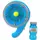 საპნის ბუშტები Gazillion GIANT BUBBLE POWER WAND- BLUE/GREEN, 3 image