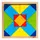 ასაწყობი ხის ფაზლი Goki The wooden puzzle The world of shapes - rectangle 57572-4
