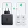 USB-C დამტენი UGREEN CD226 (40747) GaN Fast Charger, 3xUSB-C, USB-A, 100W, Black, 4 image