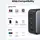 USB-C დამტენი UGREEN CD226 (40747) GaN Fast Charger, 3xUSB-C, USB-A, 100W, Black, 6 image