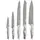 დანების ნაკრები Ardesto Black Mars Knives Set 5 pcs, stainless steel, plastic