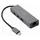 ადაპტერი Gembird A-CMU3-LAN-01 USB-C Gigabit network adapter with 3-port USB 3.1