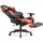 სათამაშო სავარძელი ALLX SK8825, Gaming Chair, Red/Black, 3 image
