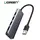 USB ჰაბი UGREEN CM219 (50985) UGREEN USB 3.0 4 Ports USB Hub Gray, 2 image