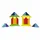 ხის ასაწყობი ფაზლი Goki The wooden puzzle The world of shapes - square 57572-3, 4 image