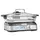 ორთქლსახარში Cuisinart STM1000E, 1800W, 5L, Electric Glass Steamer, Black/Silver, 2 image
