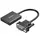 ადაპტერი UGREEN CM513 (50945), VGA To HDMI Adapter With 3.5mm And USB-C, 0.15cm, Black, 2 image