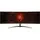 მონიტორი Acer UM.MX2EE.V01 Nitro XZ452CUVbemiiphuzx, 44.5", Curved Monitor, DQHD, VA, HDMI, USB, USB-C, LAN, DP, Black