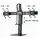 მონიტორის სადგამი Gembird MS-D2-01 Double monitor desk stand height adjustable 17"-27", 5 image