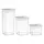 კონტეინერის ნაკრები Ardesto Food storage containers Fresh, 3pcs, plastic, white