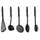 სამზარეულოს აქსესუარების ნაკრები Ardesto Kitchen utensil set Gemini Gourmet, black, 5 шт., 3 image