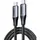 ვიდეო კაბელი UGREEN US355 (80150), 4K Video Cable , 100W Type-c To Type-c USB C To USB C 3.2 Gen 2 Cable, 1m, Black, 2 image