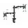 მონიტორის საკიდი Gembird MA-D2-03 Adjustable desk mounted double monitor arm 17"-32", 4 image