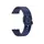 სმარტ საათის სამაჯური For Samsung Galaxy Fit3 Watch Band Soft Silicone Strap Replacement - Dark Blue, 2 image