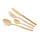 დანა-ჩანგლის ნაკრები Ardesto Cutlery set Black Mars Favola, 4pcs, stainless steel, golden