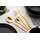 დანა-ჩანგლის ნაკრები Ardesto Cutlery set Black Mars Favola, 4pcs, stainless steel, golden, 3 image