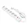 დენის გამანაწილებელი 2Е 2E-SP515M2USBWH, 5 Socket, 3xUSB-A, 2m, Power Strip With Surge Protector, White, 2 image