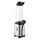 ბლენდერი Ardesto Blender for smoothies BG-F350, 350W, 2in1, bottle-600ml, bottle-300ml, coffee grinder, black+silver, 9 image