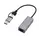 ადაპტერი Gembird A-USB3AC-LAN-01 USB 3.1 + type-C Gigabit network adapter space grey, 3 image