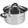 ქვაბი Ardesto Casserole with glass lid Gemini Salerno, 1.2l, stainless steel, silicone