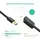 USB დამაგრძელებელი Ugreen US129 (30126) USB 3.0 A male to female flat cable Black 1.5M Extension Cable, 3 image