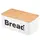 პურის შესანახი Ardesto Bread bin Midori 33х18х13cm, metal, bamboo, white