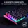 Razer Keyboard mechanical BlackWidow V4 X, 110key, Green Switch, USB-A, EN, RGB, black, 4 image