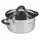 ქვაბი Casserole Ardesto Gemini, glass lid, 2.5 l, gray handles with silicone, 3 image