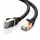 ქსელის კაბელი UGREEN NW107 (11270) Cat 7 STP Ethernet Lan Patch Cord Cable 3m (Black), 5 image
