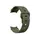 სმარტ საათის სამაჯური For Samsung Galaxy Watch FE 40mm KALEBOL KLB-ZQWFKGJ-001 / Watch 4 / 5 / 6 Football Pattern Silicone Watch Strap Band - Army Green, 3 image