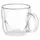 ჭიქების ნაკრები Ardesto AR2645BCH, 450ml, 2pcs, Double Wall Mug Set, Transparent, 3 image