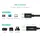 პრინტერის კაბელი UGREEN US241 (50446), USB-C Male To USB-B 2.0 Male, Printer Cable, 2M, Black, 5 image