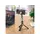 მობილურის სამაგრი Hoco K16 aluminum alloy fill light live broadcast holder black, 4 image