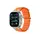 სმარტ საათის სამაჯური TVC Ocean Watch Strap for Apple Watch Series 10 Ultra 9 8 7 SE 6 5 4 3 2 1 46mm 49mm 45mm 44mm 42mm Silicone Band - Orange+Silver Buckle, 2 image
