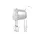 მიქსერი BRAUN HM1110WH