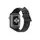 სმარტ საათის სამაჯური TVC Apple Watch 10 46mm / Ultra 2 / Ultra 49mm / 9 8 7 45mm / SE (2023) SE (2022) SE 6 5 4 44mm / 3 2 1 42mm Genuine Cow Leather Watch Band - Black